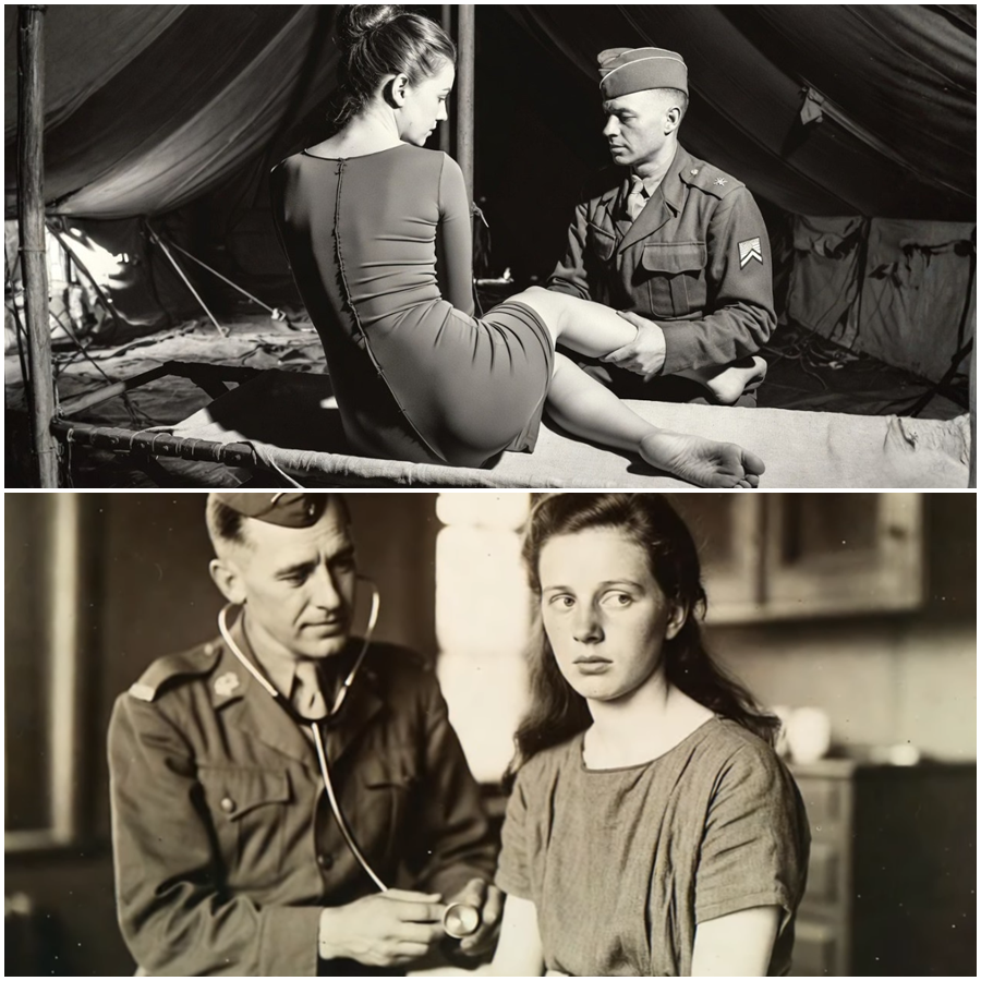 “It Stings So Bad…” She Whispered From the Shadows—What a U.S. Army Medic Discovered Beneath a German POW’s Torn Sleeve Stopped Him Cold, Uncovered a Hidden Wound No One Had Noticed in the Chaos of War, and Triggered a Quiet, Shattering Moment of Humanity That Changed How He Understood Enemy, Ally, Pain, and Mercy Forever