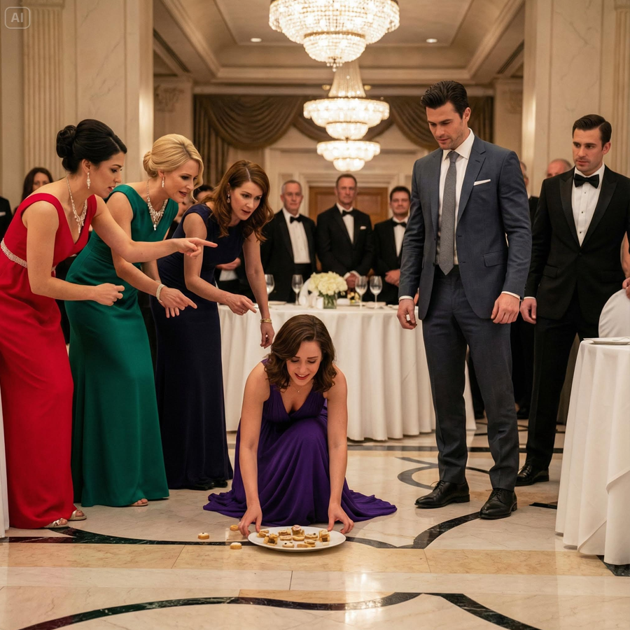 They Laughed, Pointed, and Reduced Her to a Spectacle in a Room Full of Smiles—Until the Doors Opened, a Billionaire Walked In Furious and Silent, and the Same Guests Who Had Just Humiliated Her Realized Too Late That One Arrival Can Turn Cruelty Into Consequence and Rewrite an Entire Night in Seconds