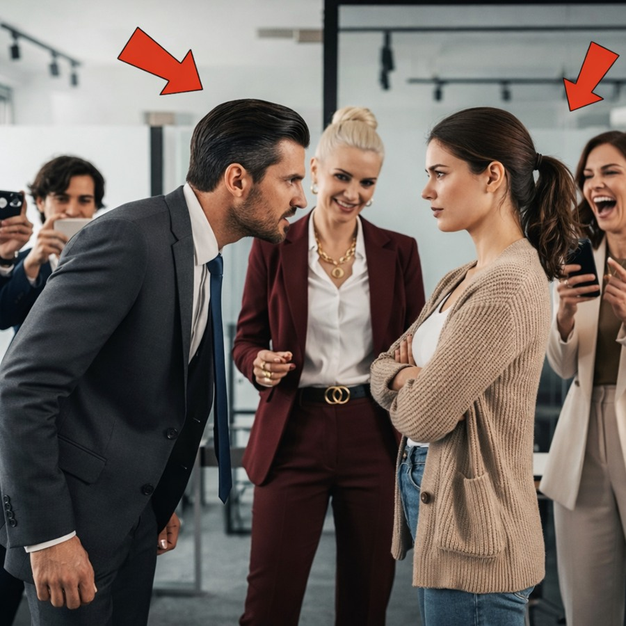 They Smiled, Whispered, and Looked Down on the Quiet Woman Standing Alone in the Office — What Happened Next Froze the Entire Room. No One Knew Who She Really Was, No One Asked, and Everyone Assumed the Worst. Within Minutes, Laughter Turned Into Silence, Confidence Turned Into Panic, and Careers Changed Forever. She Didn’t Raise Her Voice. She Didn’t Defend Herself. She Simply Made One Call. What They Discovered About Her Identity Shocked the Company, Shattered Reputations, and Revealed a Truth That No One Was Prepared to Face. This Is the Story They Never Thought Would Be Told.