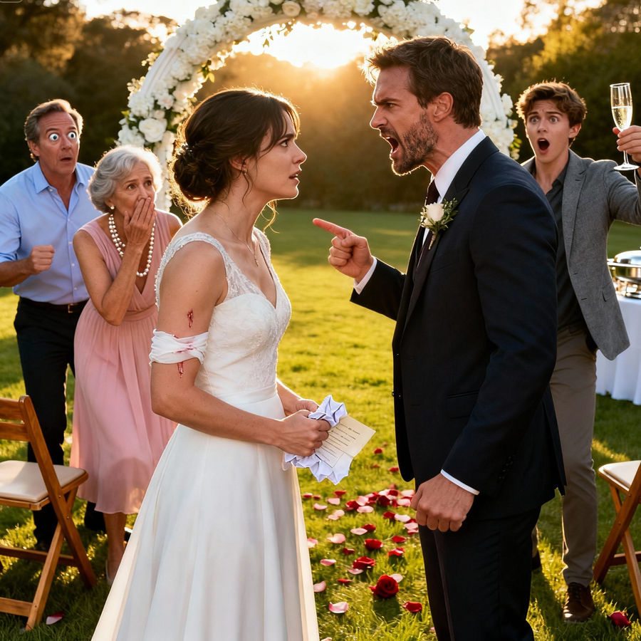 He Ended Our Wedding In Front Of Everyone To Destroy Me, Laughed As He Called Me Pathetic, And Expected Me To Collapse—But My Calm, Unexpected Response Triggered A Stunning Chain Of Events That Turned Shame Into Power In Minutes