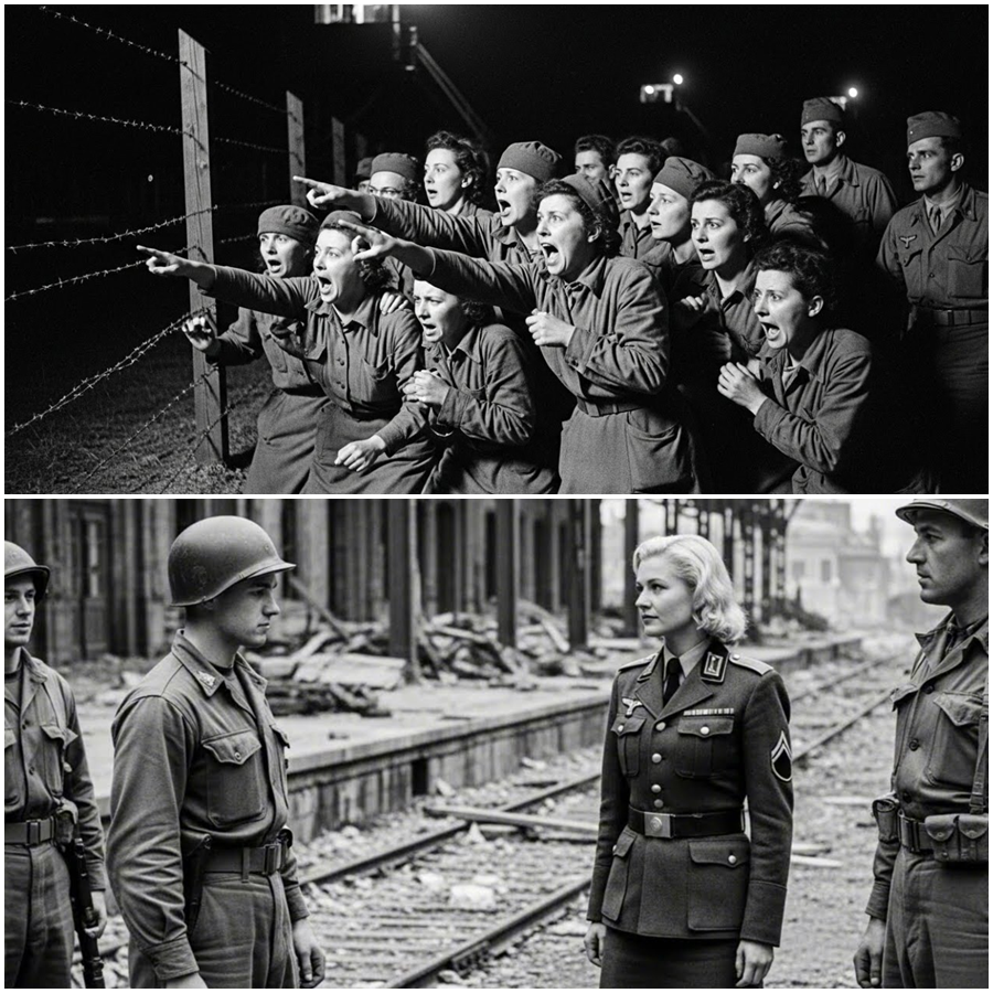 “They’re Coming Back!” The Cry That Shattered the Silence of the Camp. In the Dead of Night, Panic Spread Among German Women Held as Prisoners, Certain the Past Had Found Them Again. U.S. Guards Rushed In — Expecting Violence, Preparing for the Worst. Instead, They Heard a Sound That No One Could Explain at First. It Wasn’t an Attack. It Wasn’t a Riot. What It Was Forced Everyone There to Confront a Truth About War, Fear, and Survival That History Rarely Tells. This Is the Night the Guards Never Forgot — and the Sound That Changed Everything.