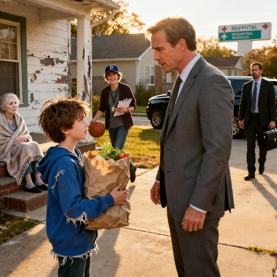 โPlease Donโt Take Our Foodโฆ My Mom Is Sick,โ Pleaded the Little Boy to a Single Dad CEOโBut What Happened Next Exposed Hidden Struggles, Revealed Unseen Strength, and Changed Both Their Lives in Ways No One Could Have Predicted