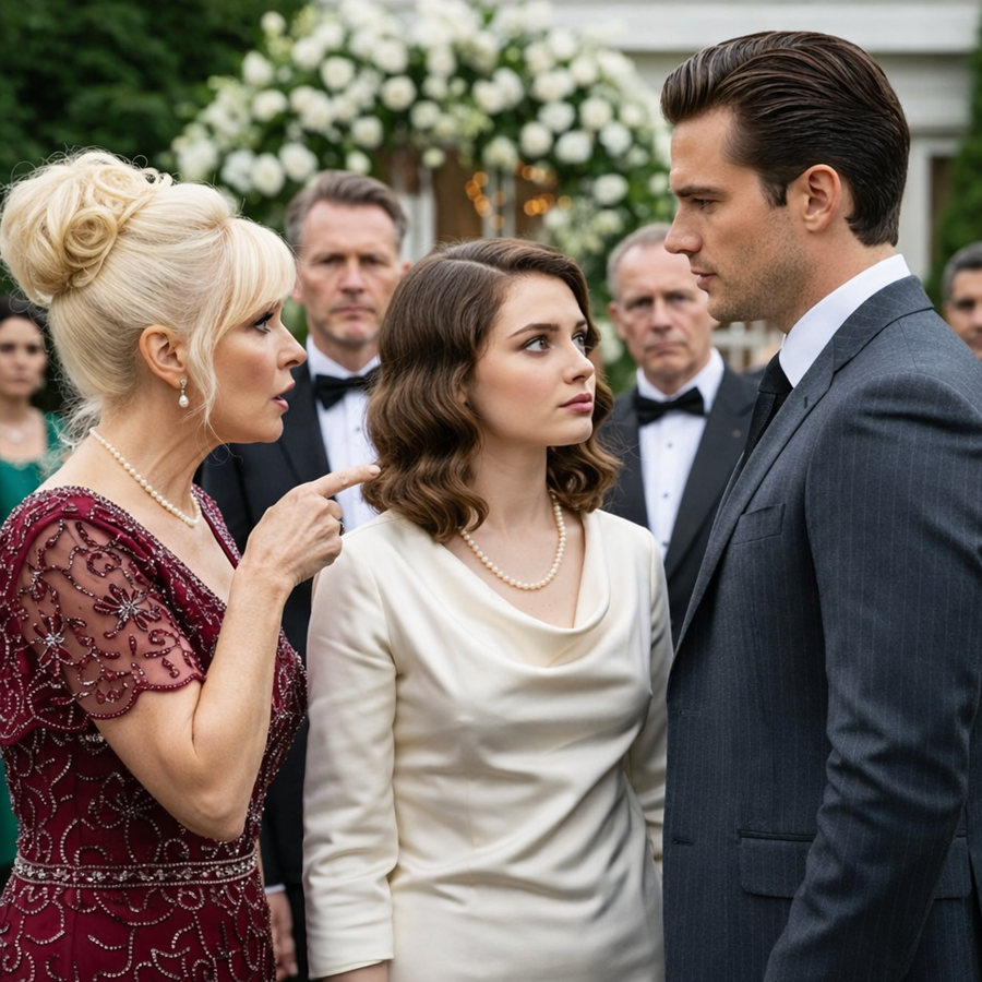 “They Whispered, Pointed, and Tried to Break Her in Front of Everyone at the Wedding—Until One Man Finally Spoke: What Began as a Subtle Attempt to Shame a Quiet Woman During a Luxurious Ceremony Took a Shocking Turn When a Billionaire Guest Calmly Stepped Forward, Delivered a Single Sentence That Stopped the Music Cold, Exposed the Cruel Intentions Behind the Smiles, and Instantly Reversed the Power in the Room, Leaving an Entire Crowd Frozen, Ashamed, and Forever Changed by the Truth.”