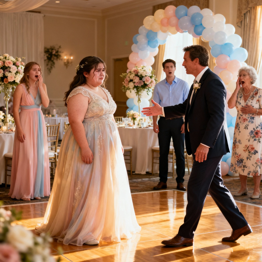 โThey Laughed at the Obese Girl at the Weddingโฆ Until the Single Dad Stepped Forward, Defying Expectations, Unveiling Hidden Strength, and Changing the Way Everyone Saw Her in a Moment That No One Will Ever Forgetโ