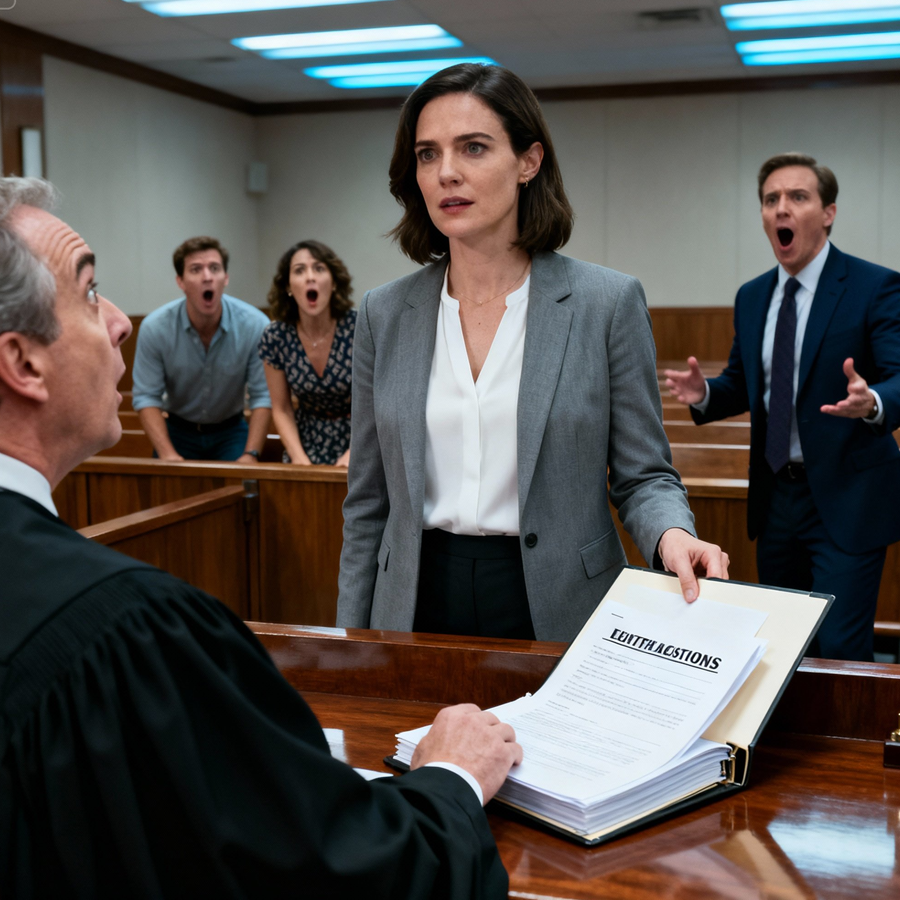 They Laughed At Her Modest Salary Inside The Courtroom Until She Calmly Opened A Folder Of Documents That Revealed A Hidden Billion Dollar Business Empire Instantly Silencing The Room And Completely Rewriting Everything They Thought They Knew About Her