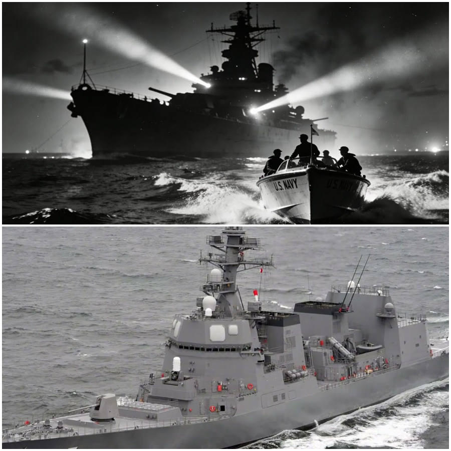 They Thought the Small Craft Was Already Lost — A Wooden PT Boat Racing Through the Darkness Toward a Steel Giant. The Cruiser’s Crew Never Imagined Impact Would Come From Something So Small. Then the Unthinkable Happened: A Direct Collision, Confusion Across the Decks, And a Sudden Disappearance Into the Night. No Wreckage. No Bodies. No Explanation. Hours Later, the Truth Began to Spread — The Crew Had Escaped Without a Single Casualty, Leaving Behind One of the Most Daring Naval Encounters Ever Recorded.