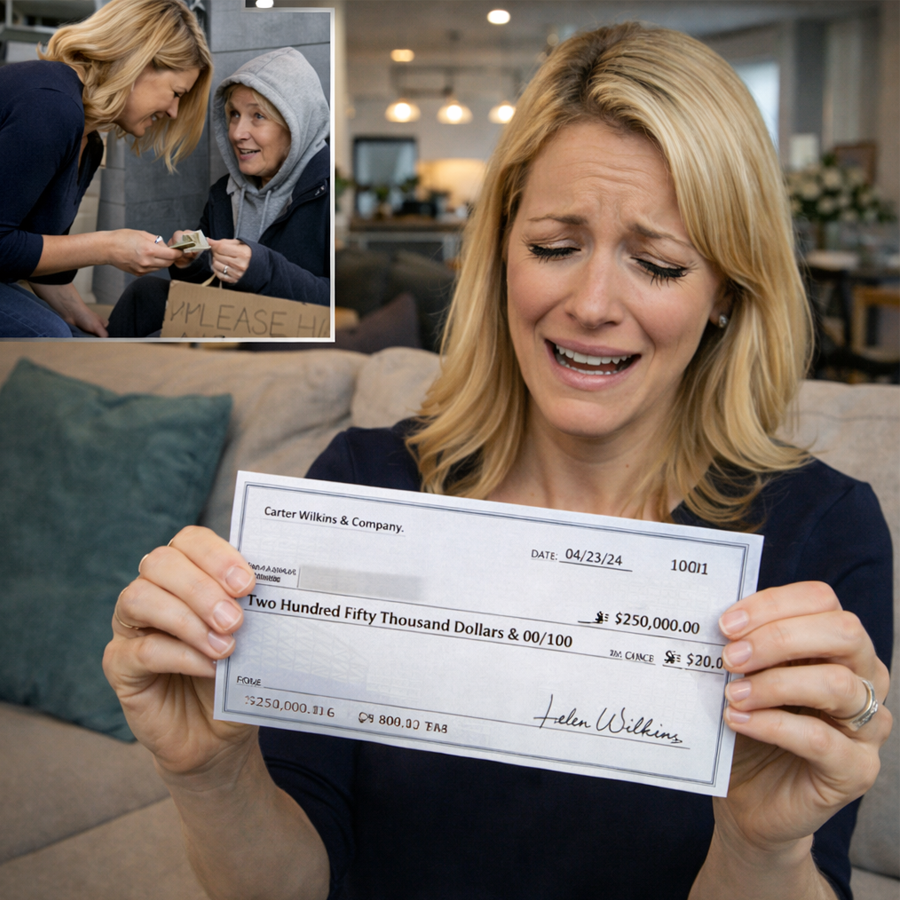 “The $150 Gamble: Why Giving Away Her Last Dollar to a Shivering Stranger Brought a Quarter-Million-Dollar Miracle to Her Door”