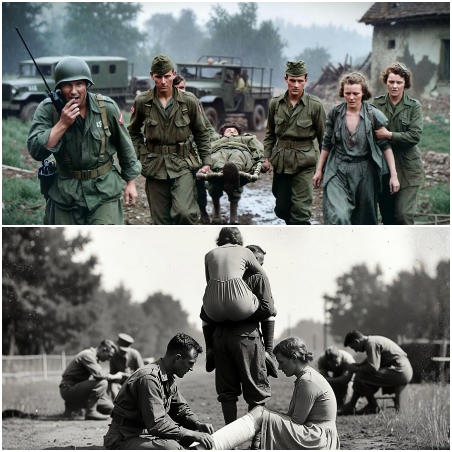 An American Medic Pulled Two German POW Sisters From Danger, But What They Whispered Afterward Left Soldiers Silent—Revealing a Hidden Wartime Truth About Survival, Loyalty, and Unexpected Humanity That Reframed Enemy Lines and Challenged Everything Witnesses Thought They Understood Before