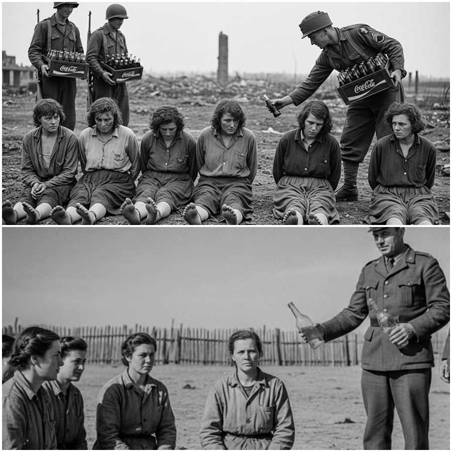 They Were Told to Kneel, Say Goodbye, and Prepare for the Worst — Whispered Rumors Said Execution Was Inevitable for These German Women Prisoners. Guards Arrived at Dawn, Trucks Rolled In, and the Air Felt Final. But What the Americans Unloaded Wasn’t Weapons, Orders, or Retribution. It Was Something No One Had Warned Them About. As Fear Turned to Confusion, and Confusion to Shock, the Women Realized the Truth: This Moment Would Not End Their Lives — It Would Quietly Change Them Forever