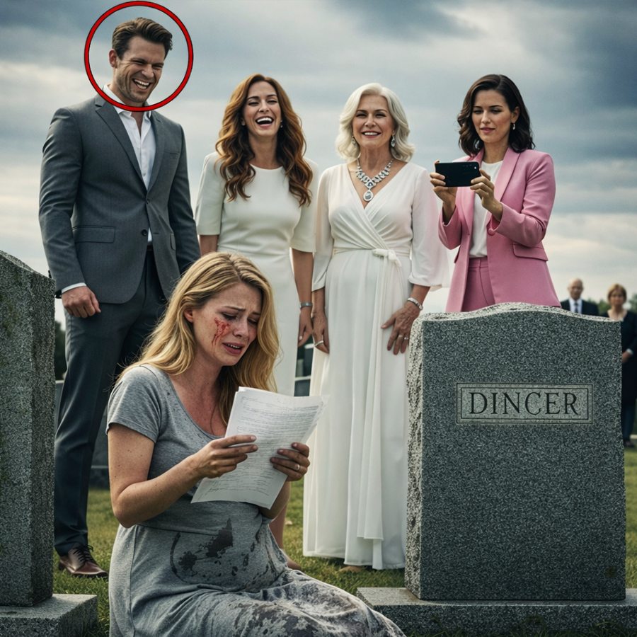 He Chose the Darkest Day of Her Life to Walk Away. While She Stood Seven Months Pregnant Beside Her Father’s Grave, the Billionaire Handed Her the One Thing She Never Expected — an Ending. Guests Watched in Shock. No One Spoke. Grief and Betrayal Collided in Silence. But What He Believed Was the Final Blow Became the Spark That Changed Everything. Quietly, Carefully, and Without a Single Public Outburst, She Prepared a Response That No One Saw Coming. When the Truth Finally Unfolded, Fortunes Shifted, Power Reversed, and the Man Who Thought He Had Won Realized Too Late What He Had Just Lost.
