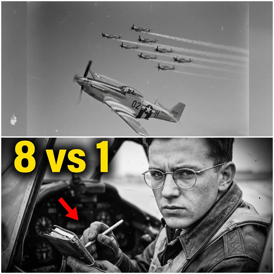 The Unsung Maverick: They Called Him “Professor” in the Cockpit—Until His Genius Blew the Rules of Aerial Combat Apart, Leaving 8 FW-190s Chasing Ghosts!