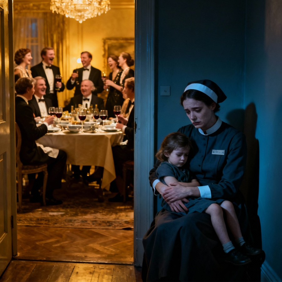 She Was Given a Name Tag That Said “HOUSEKEEPER” at a 300-Guest Luxury Gala—Her Husband Laughed, the Family Ate Without Her, and Everyone Thought They Had Publicly Humiliated the “Useless Wife,” Until She Calmly Removed Her Wedding Ring Under the Crystal Chandeliers and Walked Onto the Stage, Triggering a Revelation So Precise, So Calculated, and So Devastating That the Party Stopped Cold, the Music Died, and an Elite Social Empire Began Collapsing in Real Time