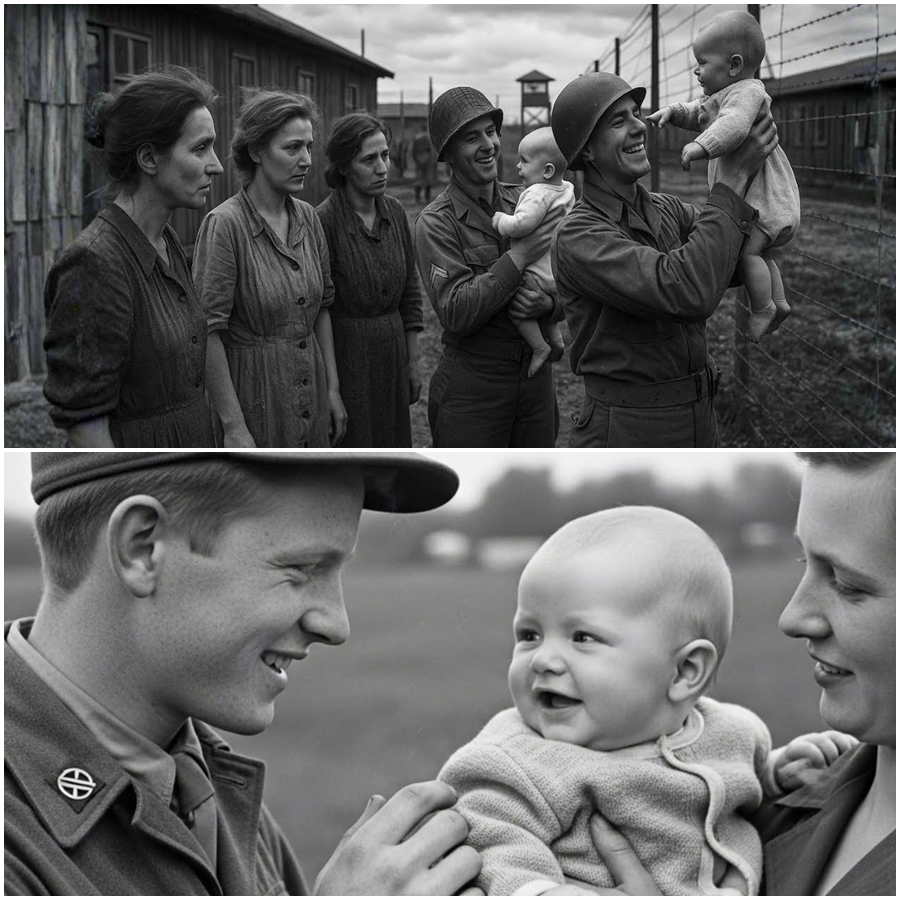 THE DAY THE CAMP WENT QUIET: German Prisoner Mothers, Their Babies, and the Unexplainable Silence That Fell When American Soldiers Began to Play — A Forgotten Wartime Moment That Witnesses Never Spoke About, Records Barely Mentioned, and History Almost Erased