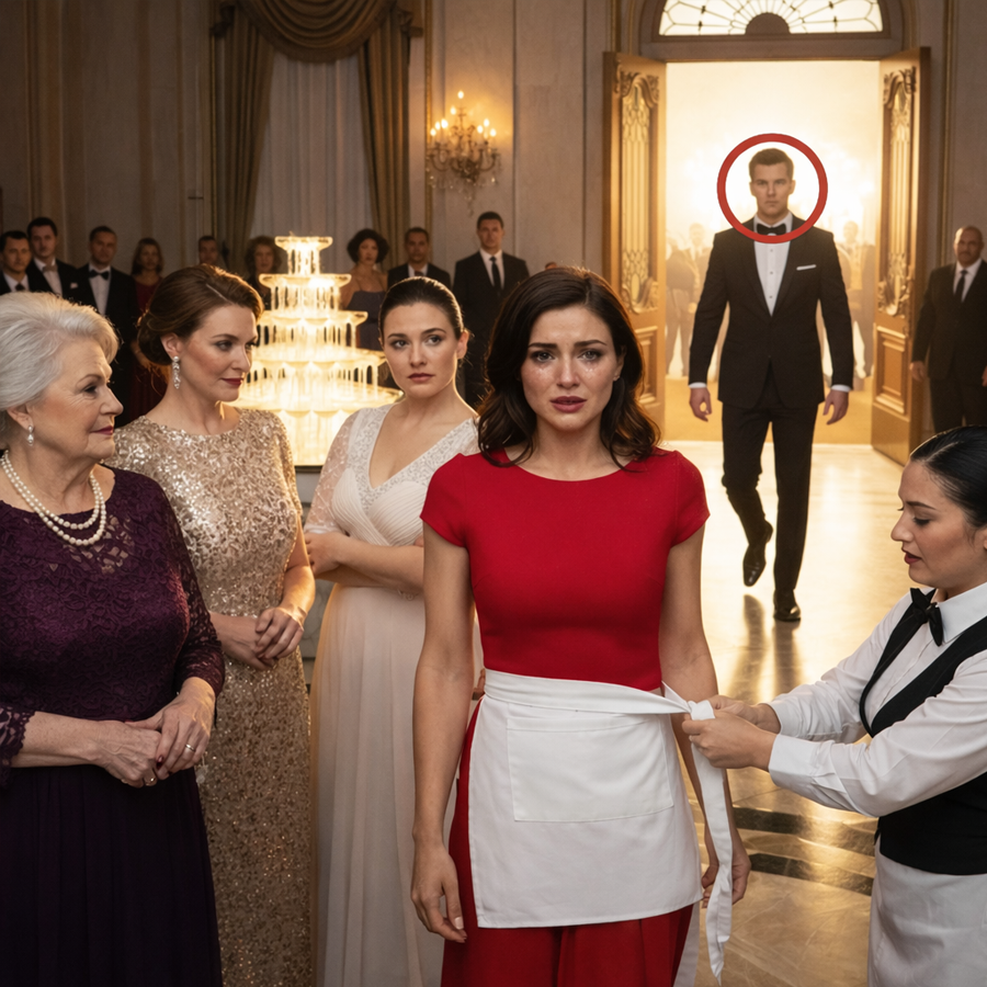 They Forced the Simple Woman to Serve the “Mistress” — Then Her Billionaire Husband Walked In and Everything Collapsed: What Began as a Polite Gathering Inside a Lavish Estate Slowly Descended Into a Disturbing Display of Power, Quiet Cruelty, and Public Degradation, Until a Man Known for His Absence and Silence Entered the Room, Spoke Just a Few Unforgettable Words, Turned the Hierarchy Upside Down, Exposed a Lie Everyone Believed, and Left an Entire Circle of Privilege Standing Frozen as One Ordinary Woman’s Life Was Changed Forever
