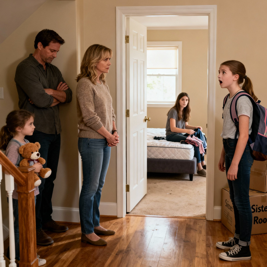 I Returned from a School Trip to Find My Bedroom Gone—“Your Sister Needs the Space,” My Mom Said, But What Happened Next Exposed Years of Favoritism, Sparked a Shocking Stand, and Changed Our Family Forever in ways no one expected