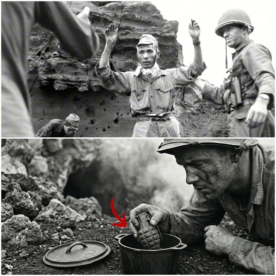 Three men, maybe four. The type 92 heavy machine gun that had killed 17 Marines in 4 days sat somewhere in that darkness.