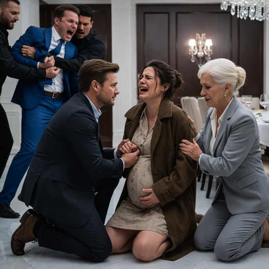 He Thought He Was Just Helping a Pregnant Beggar on a Rainy Night — Until a Single Wedding Ring Exposed a Buried Family Secret, a Billionaire’s Past He Never Knew, and a Truth So Dangerous It Threatened to Destroy His Brother, His Fortune, and Everything He Believed About Loyalty, Blood, and Power. What Began as an Act of Mercy Turned Into a Chilling Discovery No One Was Supposed to Uncover, Revealing Lies Hidden for Years Behind Wealth, Influence, and Silence — and a Shocking Connection That Changed Every Life Involved Forever.