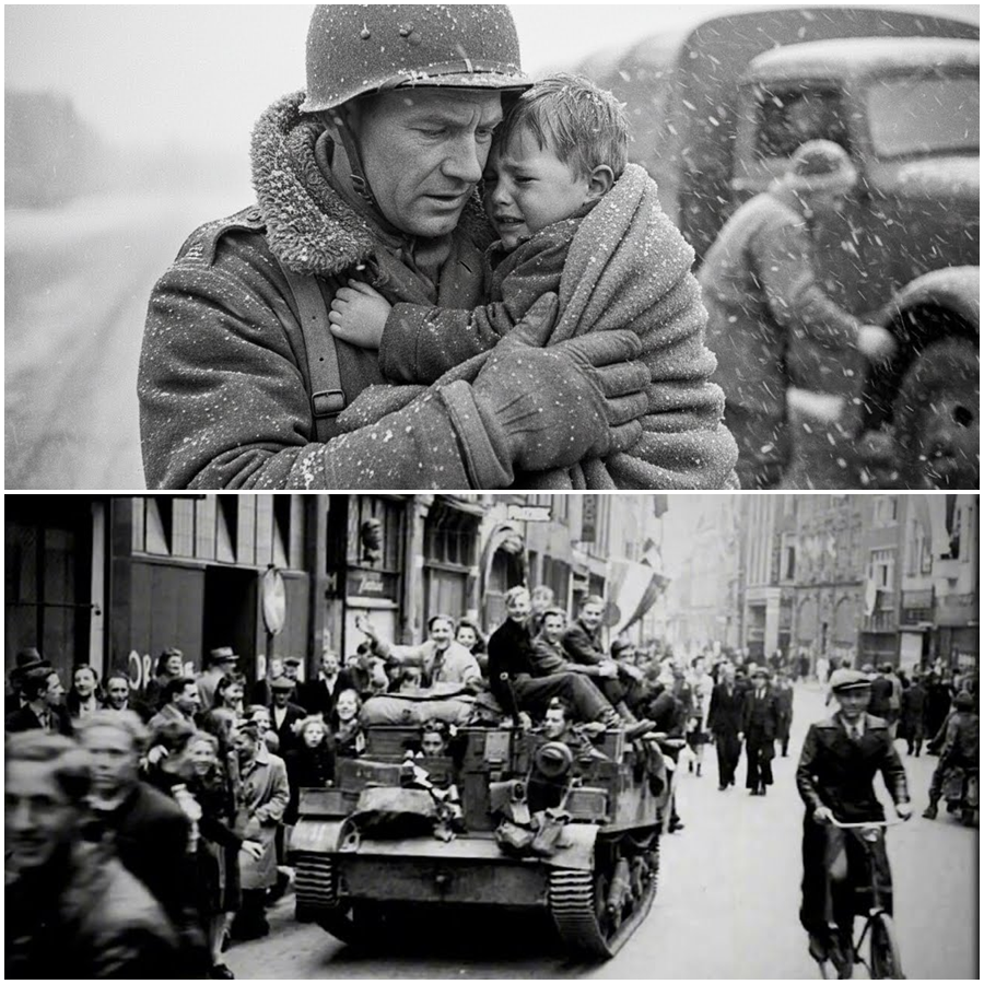 A Canadian Crew Heard Crying in the Frozen Dark and Stopped Their Vehicles—What They Found Was Eighteen German Children Near Death, Triggering a Midnight Rescue That Defied Orders, Melted Enemy Lines, and Saved Lives No One Expected to Find That Winter