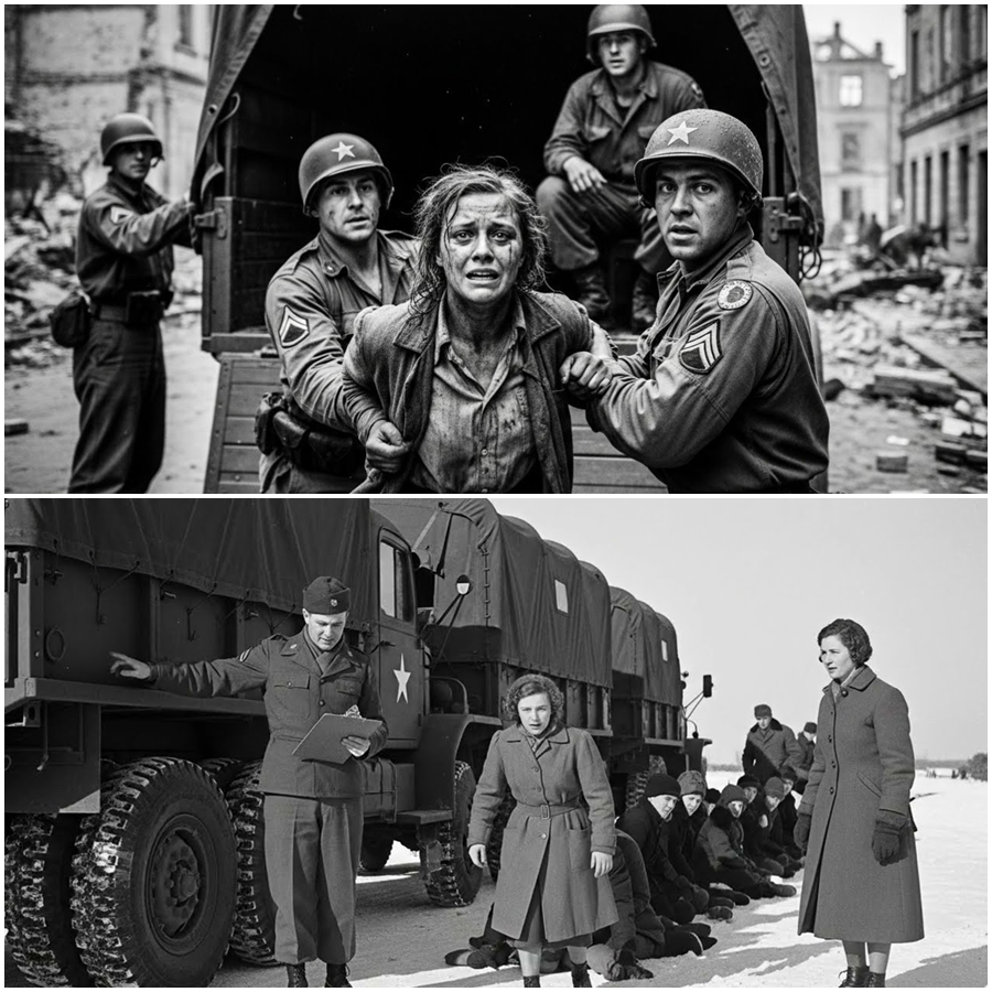 “Get in the Truck,” They Ordered—A German Woman POW Braced for Death, Until the Vehicle Stopped Somewhere Unthinkable, Revealing a Hidden Act of Mercy That Shattered Her Fear, Rewrote Her Fate, and Exposed a Quiet Truth About the War’s End