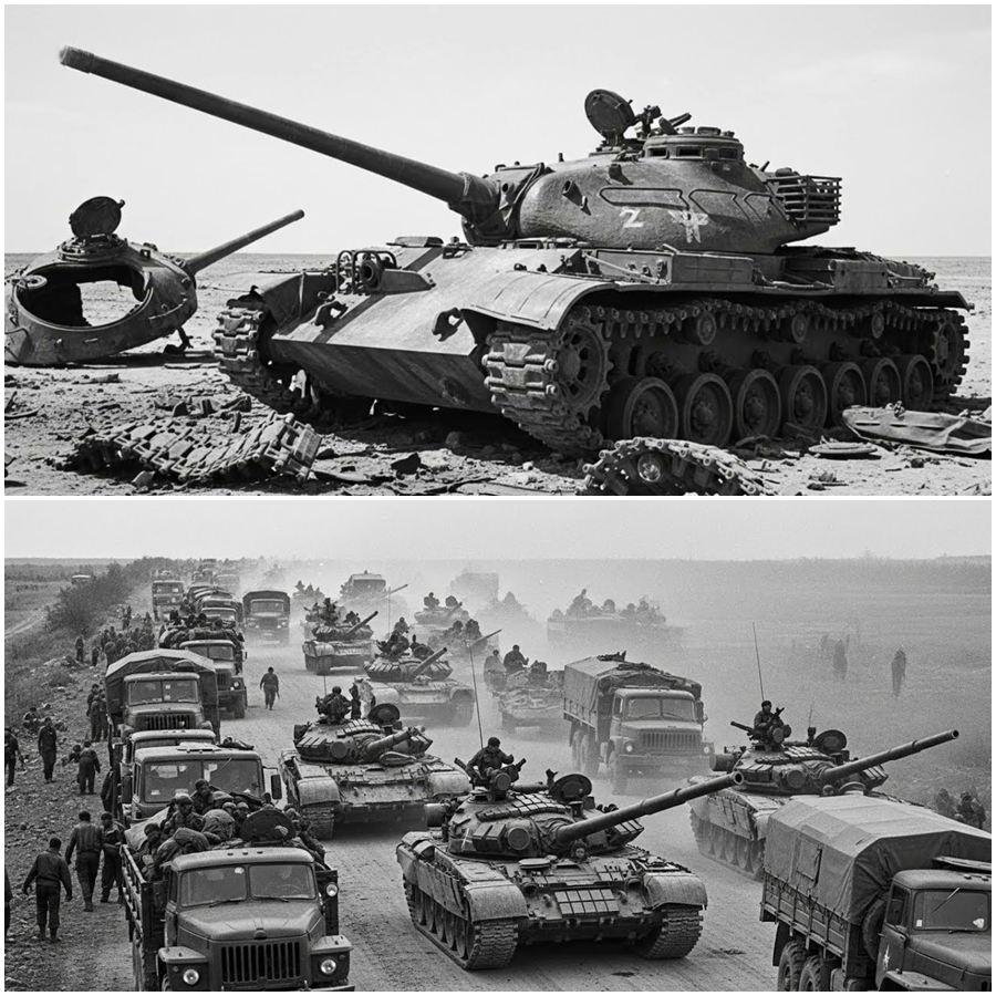 The date is January 29, 1991. The location is the scorched moonless border separating occupied Kuwait from Saudi Arabia.