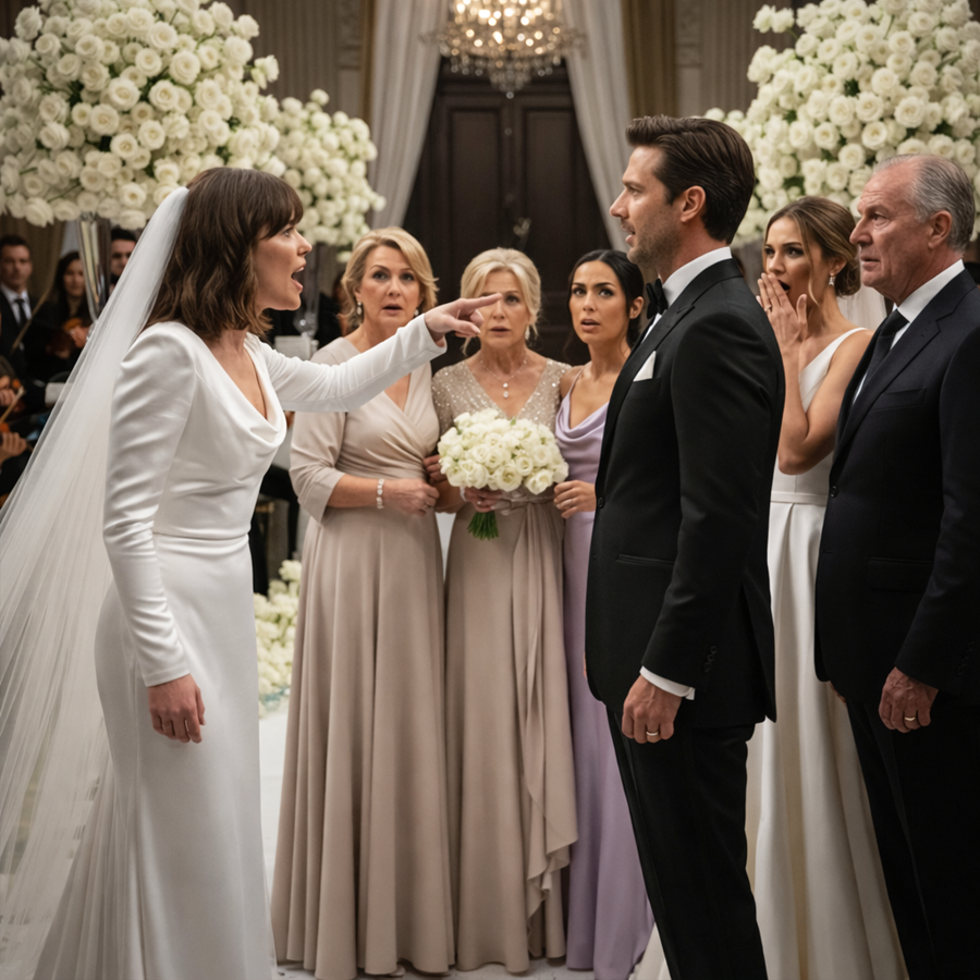 NO ONE EXPECTED HER TO WALK IN: The Ex-Girlfriend Who Appeared at the Wedding Without an Invitation, the Sudden Silence That Took Over the Room, the Moment Everyone Held Their Breath — And the Unthinkable Act That Turned a Perfect Ceremony Into a Night No One Would Ever Forget