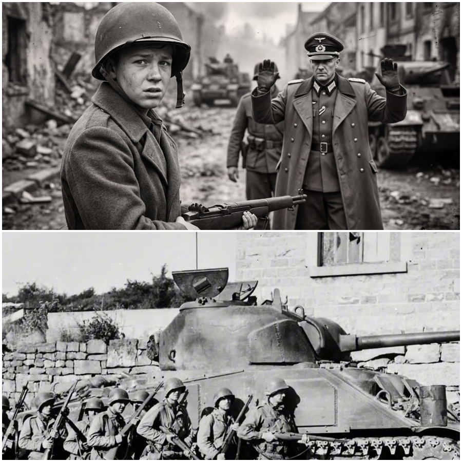 This Farm Boy Lied About His Age Just to Get In — He Never Expected to Walk Out With a German General as His Prisoner. What Began as a Teenage Lie, a Borrowed Uniform, and a Desperate Need to Leave the Fields Turned Into One of the Most Unbelievable Wartime Accidents Ever Recorded. No Strategy. No Backup. No Plan. Just a Kid, a Wrong Turn, and a Moment So Surreal That Even Seasoned Officers Refused to Believe It at First. This Isn’t a Legend About Bravery — It’s a True Story About Chance, Nerve, and How History Sometimes Changes Because Someone Was Too Young to Know Better.