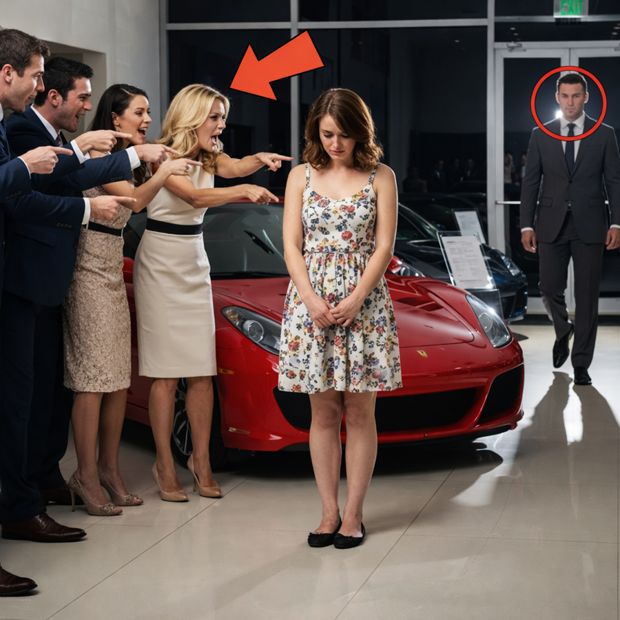 The Simple Woman Was Humiliated at the Car Show—Then Her Billionaire Husband Bought Every Car in the Hall: What Began as a Glittering Showcase of Speed, Status, and Luxury Turned Into an Unforgettable Power Shift When One Quiet Woman Was Mocked, Ignored, and Treated as Invisible, Until a Man No One Recognized Stepped Forward, Made a Single Stunning Decision, Rewrote the Rules of the Event in Minutes, Exposed the True Cost of Arrogance, and Left Dealers, Guests, and Industry Insiders Frozen as an Entire Car Show—and One Woman’s Fate—Changed Forever
