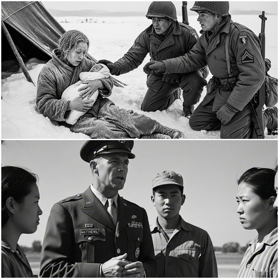 “She Gave Birth Alone in the Snow,” Fellow Japanese Women Whispered in Horror—Until American Medics Arrived, Rescued a Frozen Mother and Newborn, and Turned a Desperate Winter Night Into a Story of Mercy, Survival, and Humanity Few Ever Heard