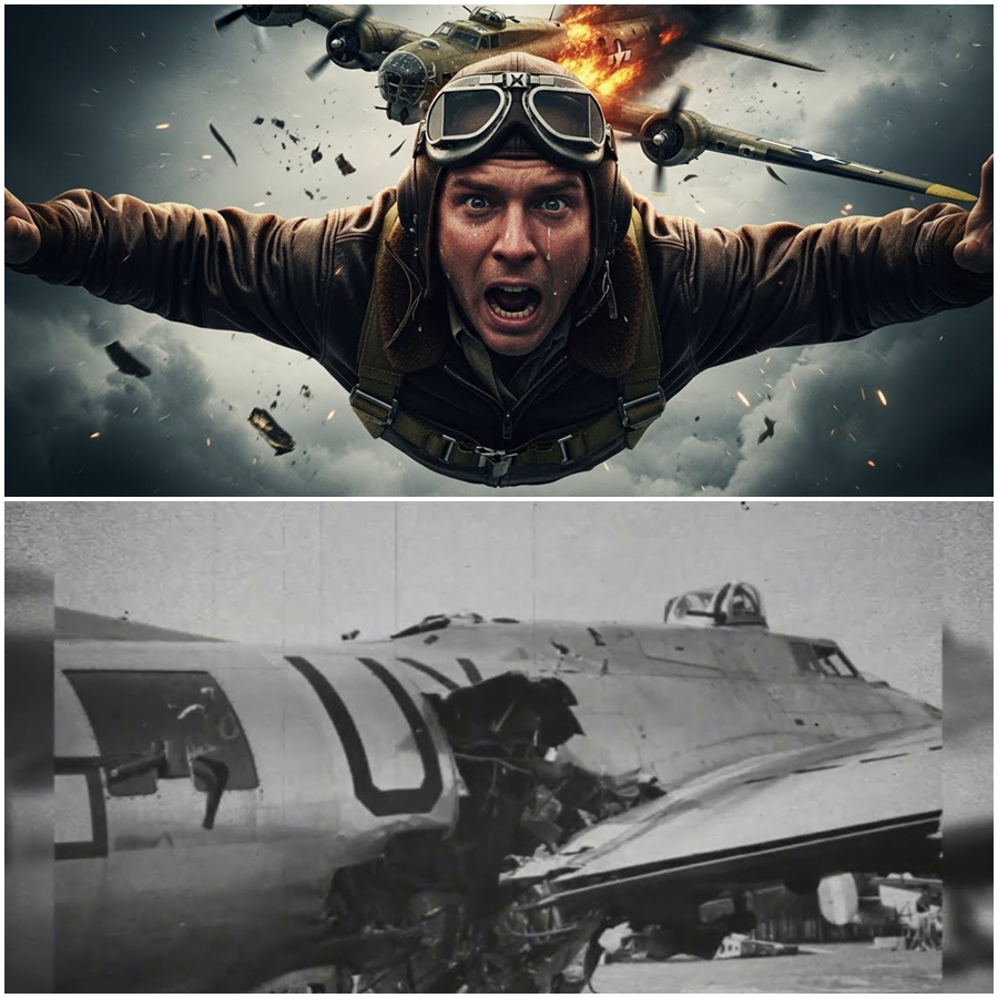 The Fall from Heaven: They Saw His B-17 Explode at 22,000 Feet—But God Had Other Plans for the Tail Gunner With No Parachute.