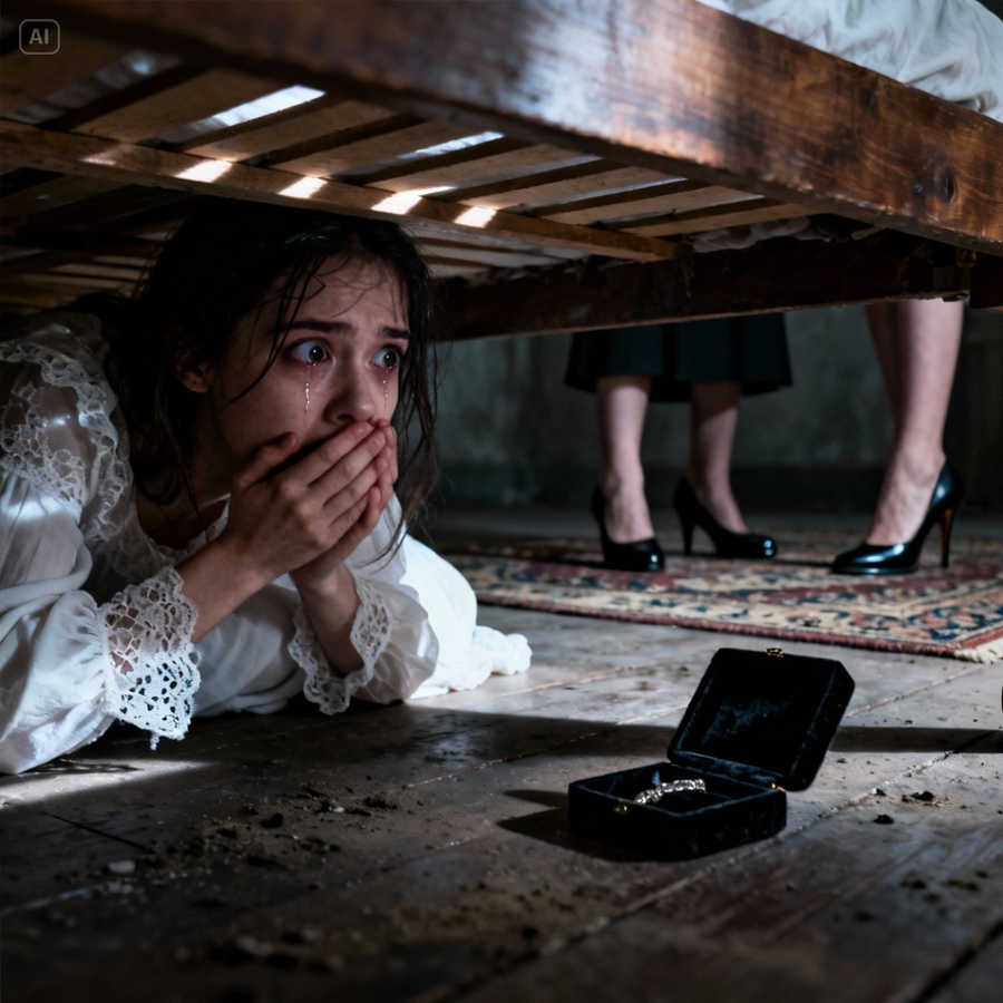 She Crawled Under the Bed to Surprise the Man She Loved After Christmas Dinner—But a Whispered Phone Call, a Locked Door, and a Few Careless Words Revealed a Chilling Secret About Her Engagement, Her Future Family, and a Carefully Hidden Plot That Turned a Fairytale Romance Into a Psychological Trap No One Expected, Leaving Readers Wondering How Close Trust Can Be to Betrayal