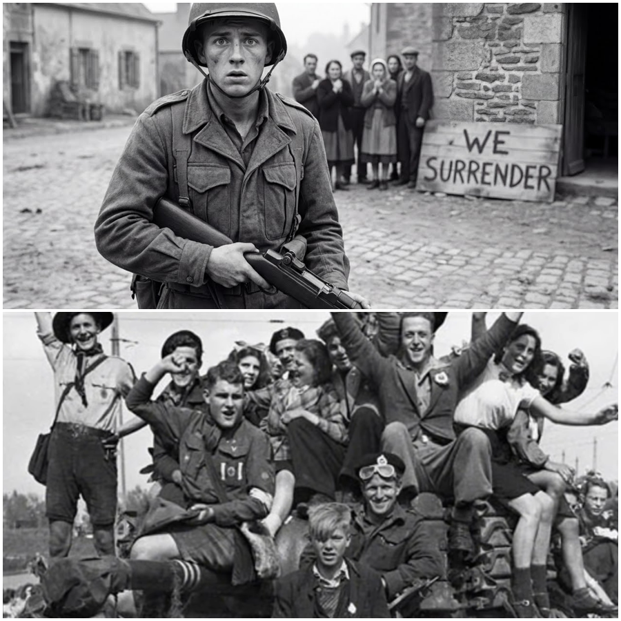 This 19-Year-Old Soldier Got Separated From His Unit in the Middle of Chaos — And Somehow Walked Into a Moment That Changed an Entire Village Forever. No Orders. No Backup. No Plan. Just One Wrong Turn, a Silent Road, and a Decision Made Under Pressure That Triggered an Unbelievable Chain Reaction. By the Time Anyone Realized What Had Happened, the Flags Were Down, the Streets Were Full, and a Place That Had Lived in Fear for Years Was Suddenly Free. This Is Not a Story About Strategy or Command — It’s About How Accidents, Courage, and Timing Can Rewrite History in the Most Unexpected Way.