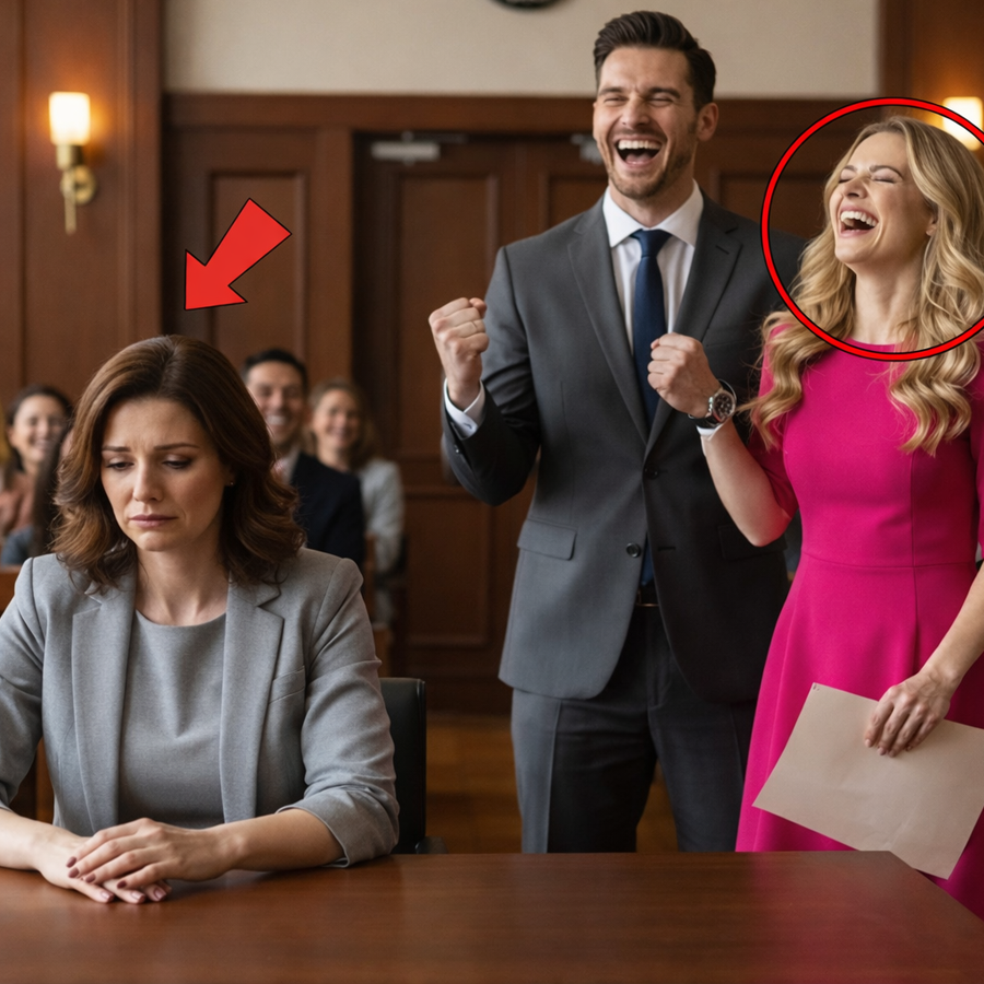 They Laughed Quietly as the Judge Took His Seat, Certain the Broken Woman at the Table Had Already Lost. She Wore No Designer Clothes, Spoke Little, and Sat Alone as Whispers Filled the Courtroom. To Them, She Was Just the “Ex-Wife.” What They Didn’t Know Was That Every Look of Pity, Every Smirk, and Every Assumption Was About to Backfire. When the Truth Finally Came Out, the Air in the Room Shifted. Smiles Vanished. Confidence Crumbled. And the People Who Thought They Were Winning Realized Too Late That Power Had Been Sitting Silently Beside Them All Along.
