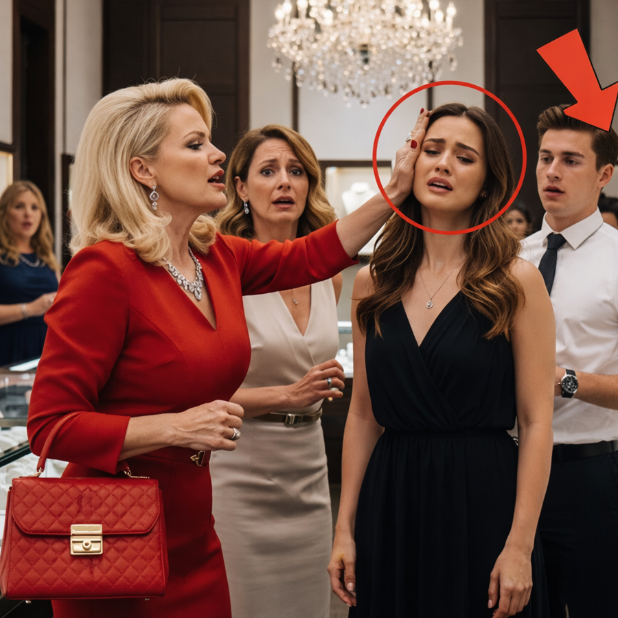 That Moment She Publicly Struck the Billionaire’s Humble Wife—And Seconds Later, the Entire Room Realized the Truth: What Began as a Glittering Social Gathering Filled with Smiles, Status, and Silent Judgments Suddenly Turned Into a Stunning Public Reckoning When One Arrogant Act Exposed Hidden Cruelty, Unleashed an Unexpected Response, and Revealed That the Quiet Woman Everyone Dismissed Was Never Powerless at All—Leaving Witnesses Frozen, Reputations Crumbling, and a Single Moment So Unforgettable That It Redefined Respect in the World of Untouchable Wealth Forever