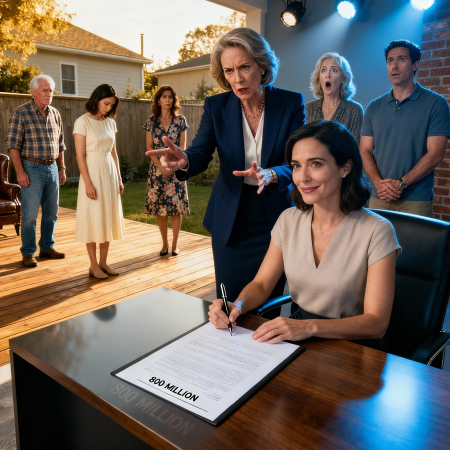 Her Mother-in-Law Tried to Publicly Humiliate Her at a Family Event, Never Imagining the Quiet Woman Would Calmly Sign an $800 Million Contract Days Later, Triggering a Stunning Reversal of Power, Respect, and Control That No One in the Room Saw Coming