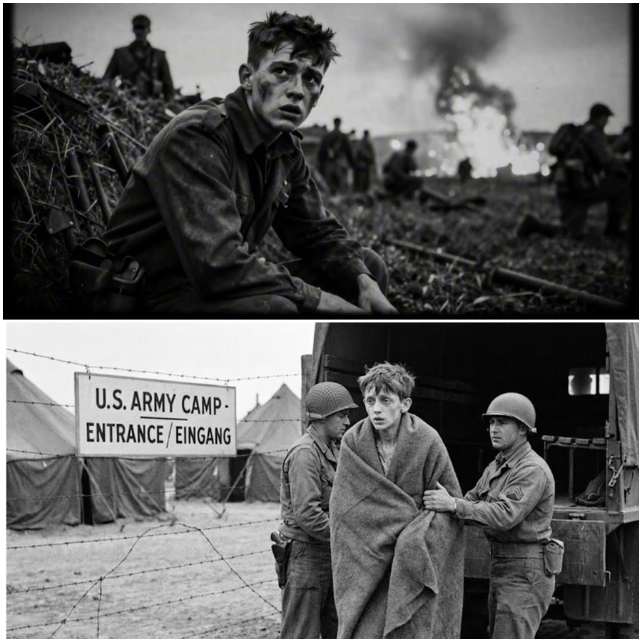 An Emaciated Eighteen-Year-Old German Prisoner of War Staggered Into a Secretive U.S. Army Camp at Just Seventy-Two Pounds, and What Doctors Discovered During a Routine Medical Examination Left Officers, Medics, and Witnesses Speechless, Raising Haunting Questions About Survival, Silence, and the Hidden Cost of a Forgotten Journey That Would Later Redefine Compassion, Duty, and the Quiet Moments That Changed Lives Forever Inside a War Few Ever Truly Understood