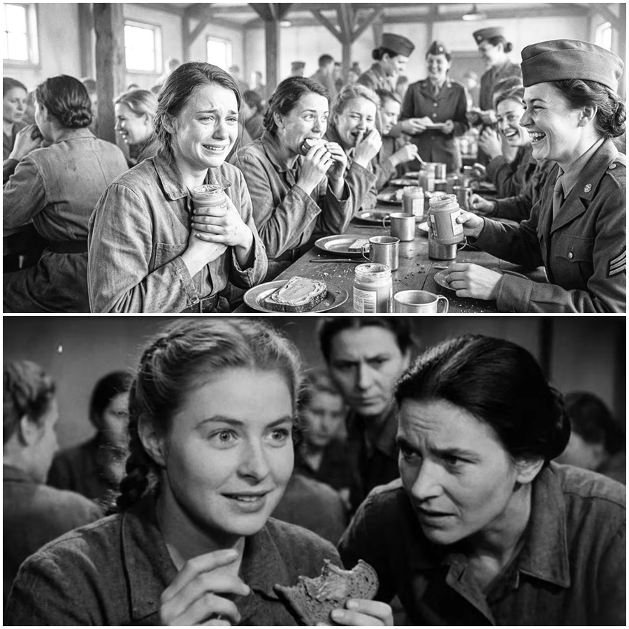 “Eat This Brown Paste,” the Americans Said—German Women POWs Stared in Shock as U.S. Soldiers Spread Peanut Butter Daily, Unaware It Was Exotic, Revealing a Quiet Culture Clash Where Scarcity Met Abundance, Rations Became Symbols, and One Ordinary Food Challenged Assumptions About Power, Care, and Survival at War’s End during the final days of captivity, trust shifted, expectations broke, and normalcy returned spoonful by spoonful for everyone watching