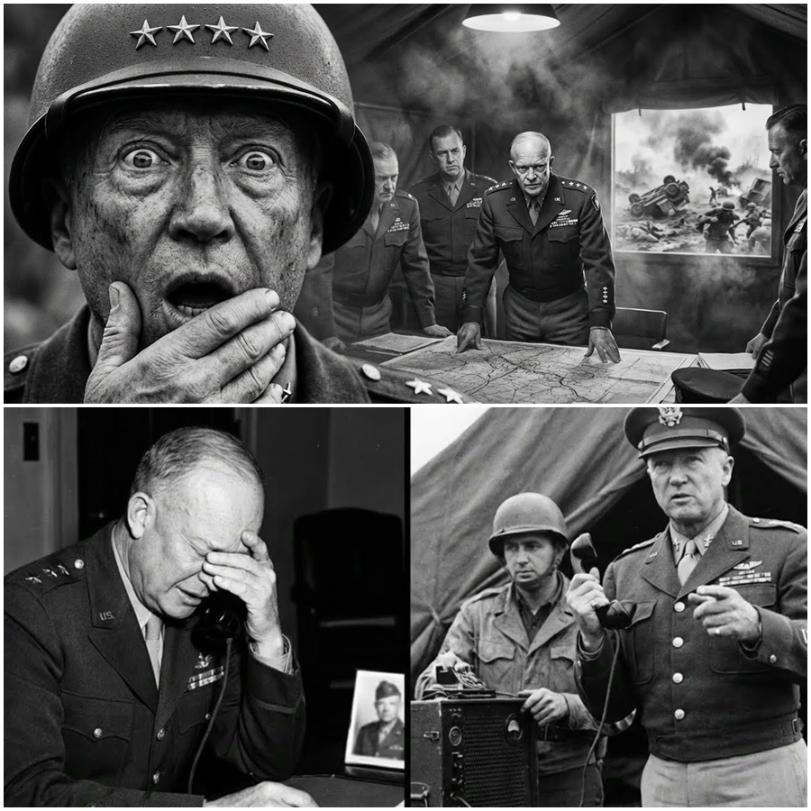A Stunning Decision at the Highest Level Left Even a Legendary General Speechless — Eisenhower’s Secret Miscalculation, Patton’s Silent Shock, Closed-Door Meetings, Unasked Questions, and the Hidden Chain of Events That Quietly Altered the Course of the War in Ways History Rarely Dares to Explain
