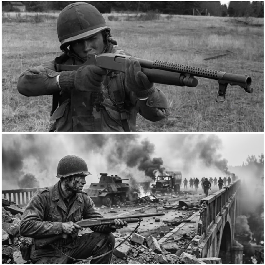 They Laughed at the Rusted Shotgun He Carried From His Grandfather’s Attic, But When the Smoke Cleared and the Bridge Still Stood, Military Records Revealed a Stunning Stand Against Over 200 Advancing Soldiers, A Forgotten Battle, A Lone Defender, An Unlikely Weapon, Silent Courage, Tactical Genius, And A War Story So Unbelievable It Was Nearly Erased From History