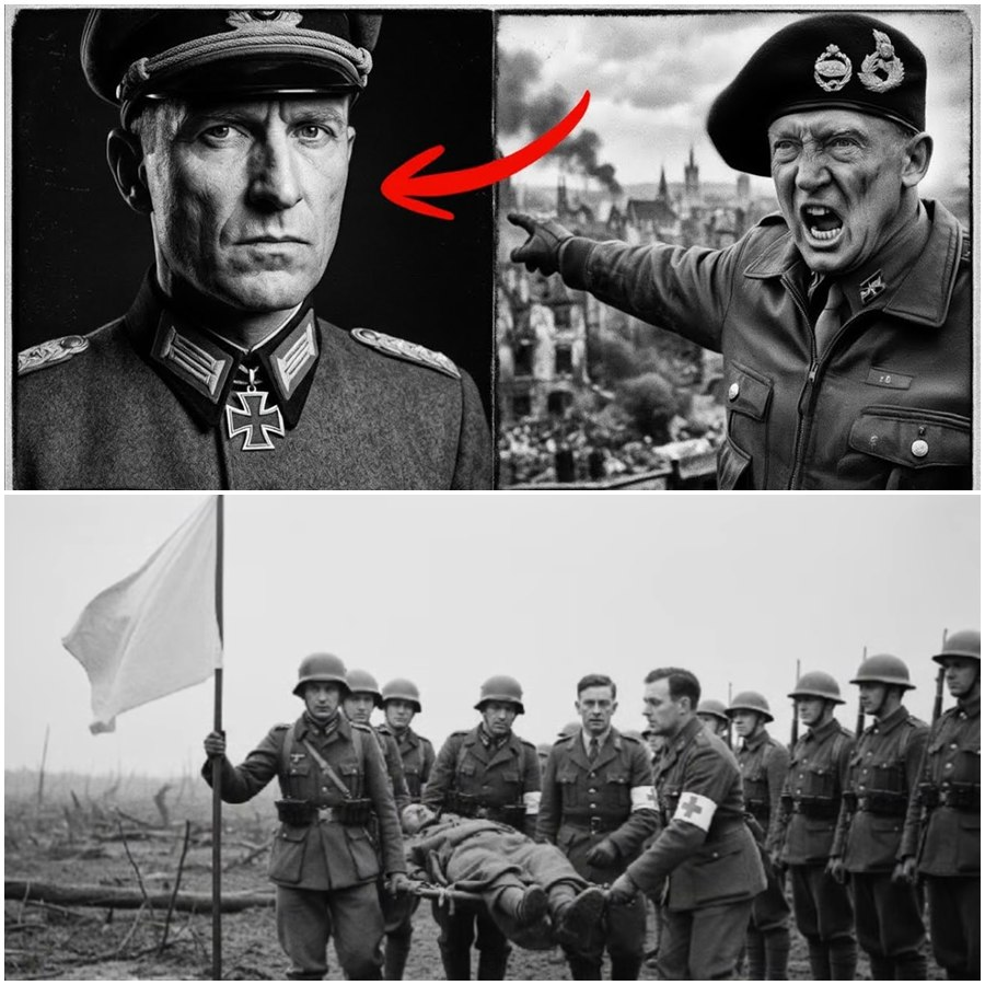 A Trapped German Major Refused to Surrender and Prepared for the Worst, But What British Commander Bernard Montgomery Did Next Left Both Sides Speechless, Silenced an Entire Front Without Violence, and Revealed a Ruthless Psychological Move That Quietly Ended Resistance in a Way History Rarely Explains