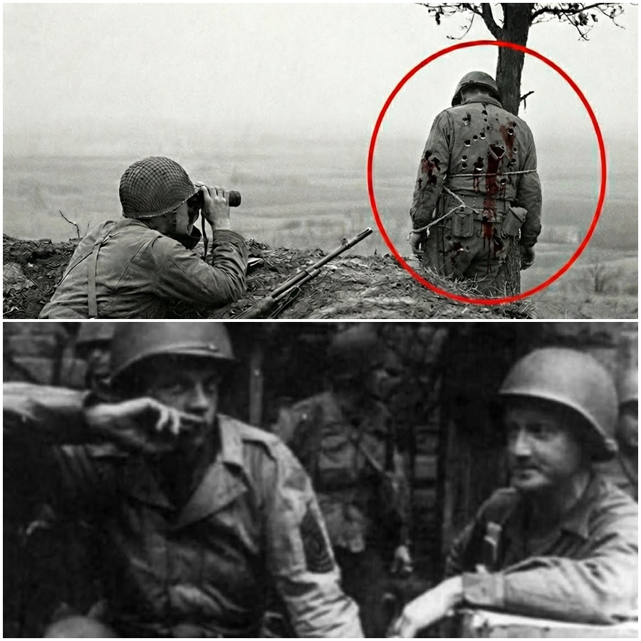 His uniform had three fresh bullet holes from rounds that missed him by inches.