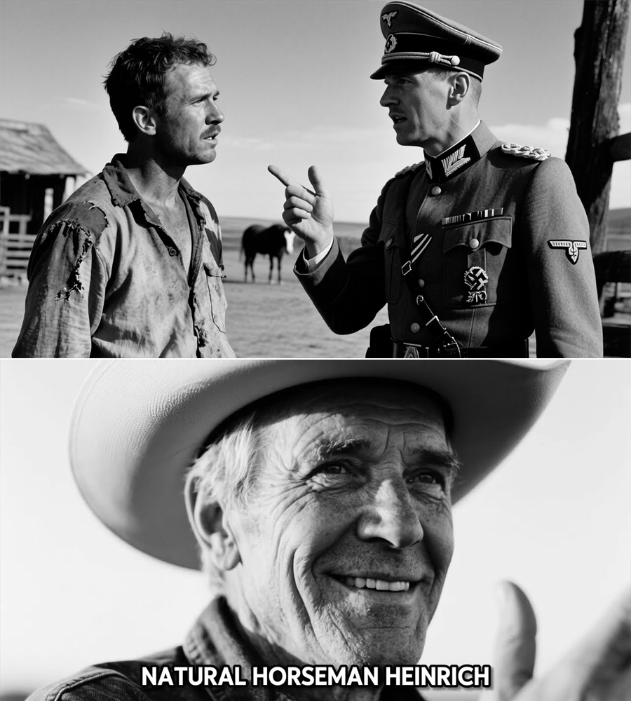 A Captured German Officer Sneered That Cowboys Were “Uncivilized”—Until a Night of Screaming Wind Exposed His Hidden Talent… and Two Months Later, He Shocked Everyone by Begging to Stay Forever