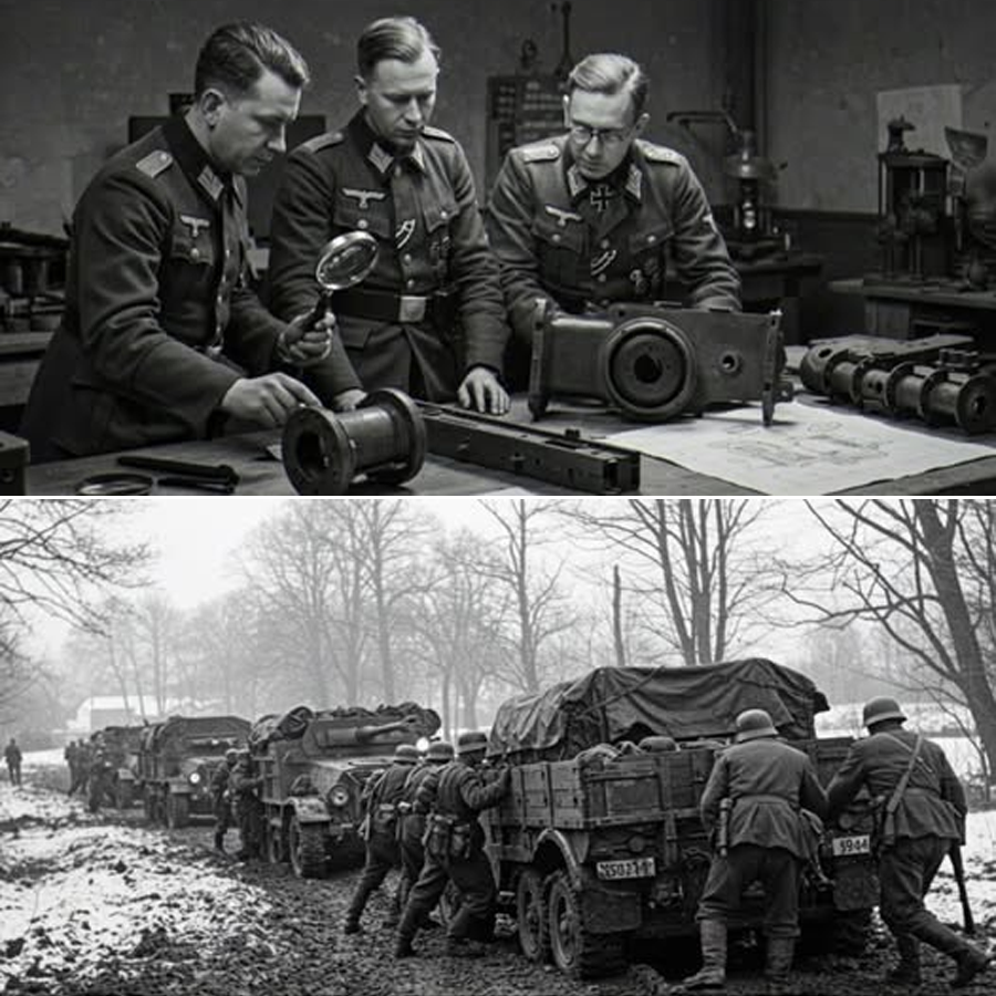 German Mechanics Were Shocked When They Saw American Trucks Crossing Mud Without Stopping