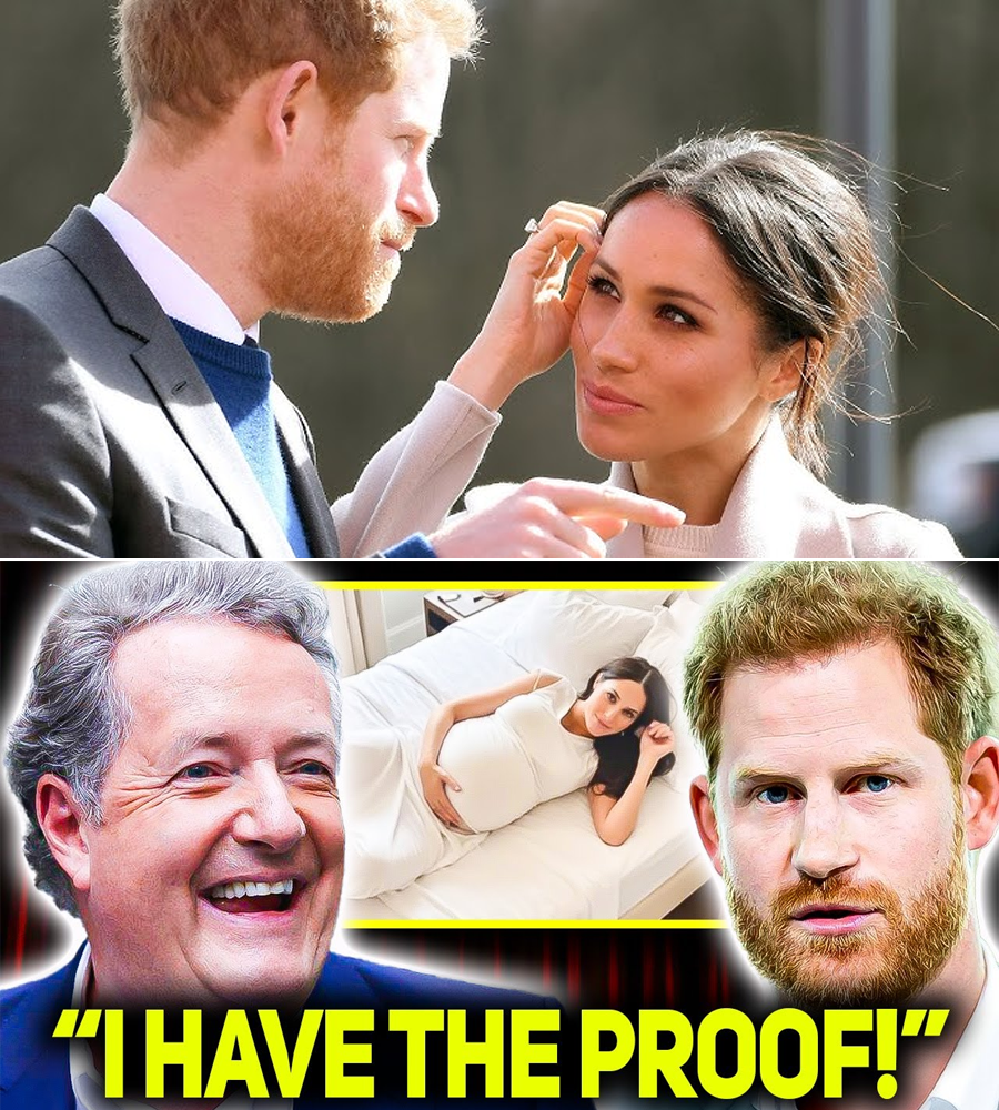 Prince Harry Explodes Behind Palace Walls After Piers Morgan Questions Meghan’s Pregnancy Story, Sparking a Royal Firestorm No One Saw Coming