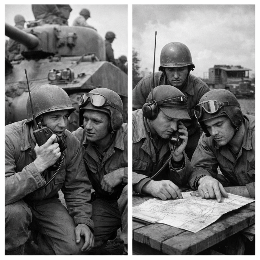 In 1942, U.S. Tanks Rolled Into Chaos With No Way to Talk—Until Motorola’s Secret ‘Handie-Talkie’ Gamble Built a Lifeline From Thin Air Overnight