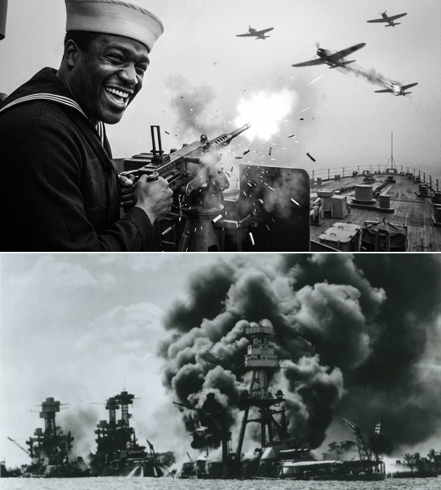 They Mocked the Mess-Hall Cook as Dead Weight—Until a Midnight Raid Forced Him to Take the Lone Anti-Aircraft Post and Drop Four Enemy Birds in One Laughing Stand.