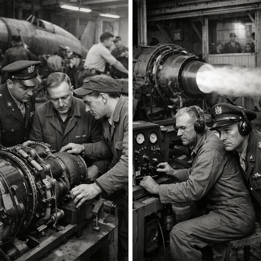 America Had Zero Jet Engines in 1942—Then GE Got a “Locked” British Turbine Blueprint and, in Six Months, Sparked a Secret Sprint That Changed the Sky Forever