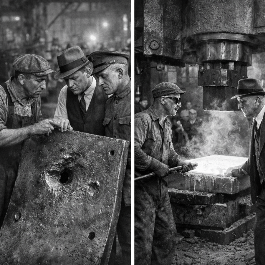 America Had No Hardened Steel in 1916—Until Bethlehem’s Midnight Forge Produced a Secret Armor Plate That Made German Shells Crumple, and Someone Tried to Stop It