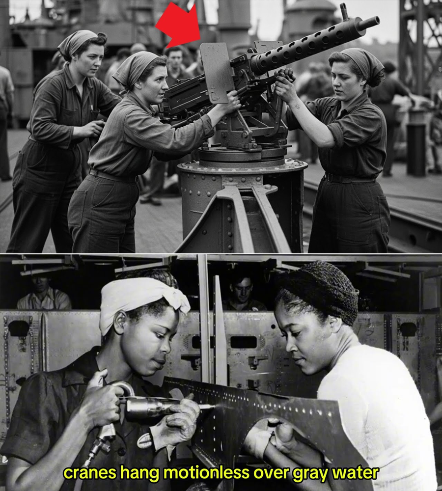 “They Ran Out of Modern Guns—So Shipyard Women Unlocked a 19th-Century Cannon and Turned a Merchant Ship Into a Floating Argument”