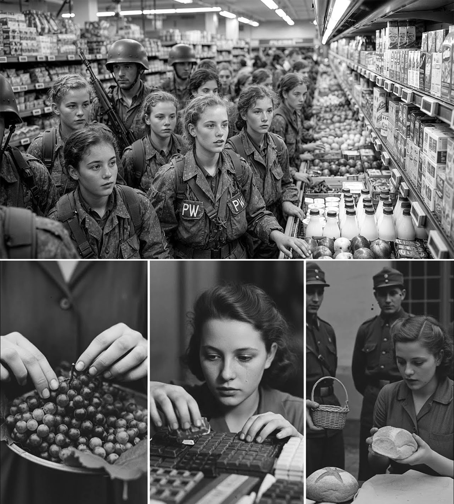 They Marched the German Women Captives Into an American Supermarket—And the Aisles Exploded Into Chaos
