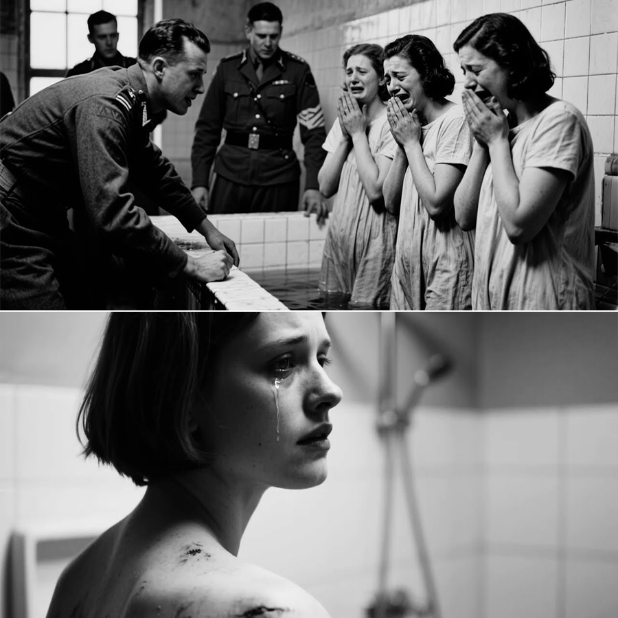 German Women POWs Refused to Bathe Together in Silence—Then an American Sergeant Posted One Unthinkable Sign, Built a Hidden “Wall,” and Turned Shame Into Tears Overnight